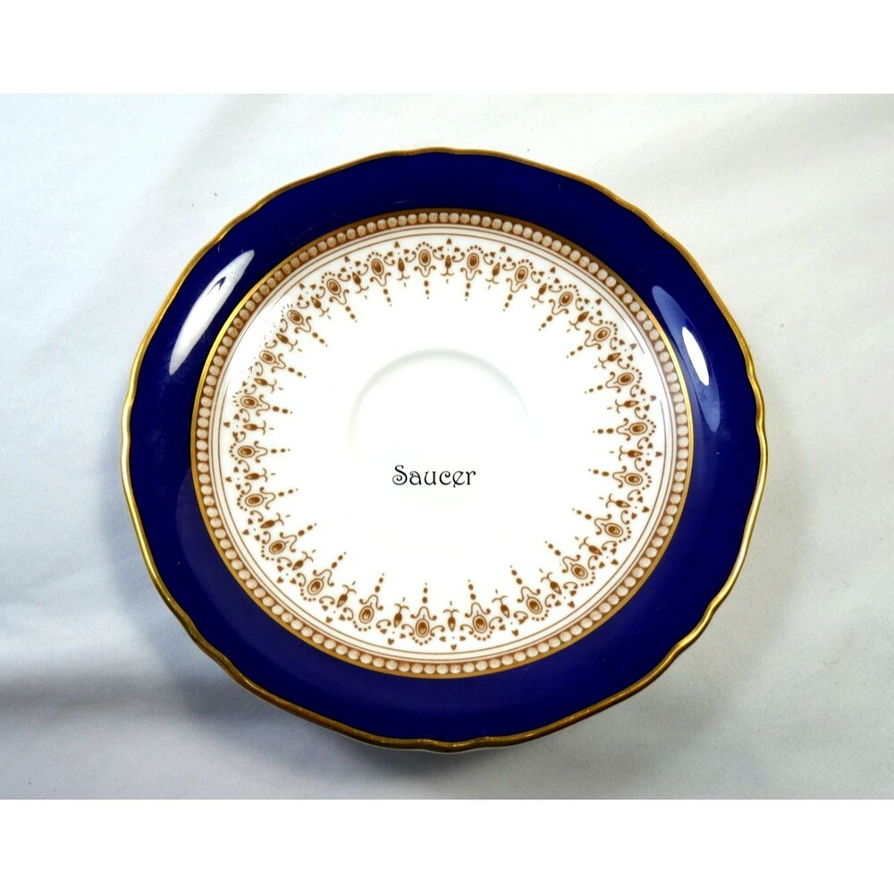 Royal Worcester Regency Blue Fine Bone China "Saucer" Replacement